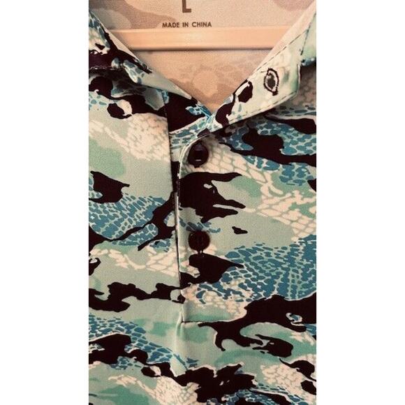 Caddy Cart Golf Polo NWT Moisture Wicking Breathable Large UPF 50 Golf Fishing - Picture 5 of 11